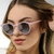 Oculos de Sol Feminino Becker Rosa Espelhado - comprar online