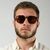 Imagem do Oculos de Sol Masculino Lando Marrom Brilhoso