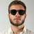 Oculos de sol Masculino Lando Onça Com Lente Verde - loja online