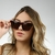 Oculos de Sol Feminino Stela Marrom - Seven Acessórios