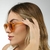 Oculos de Sol Feminino Turim Laranja - comprar online
