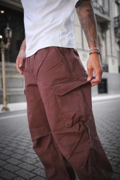 CARGO CHOCOLATE BAGGY - tienda online