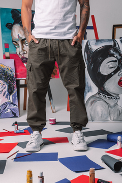 JOGGER CARGO VERDE