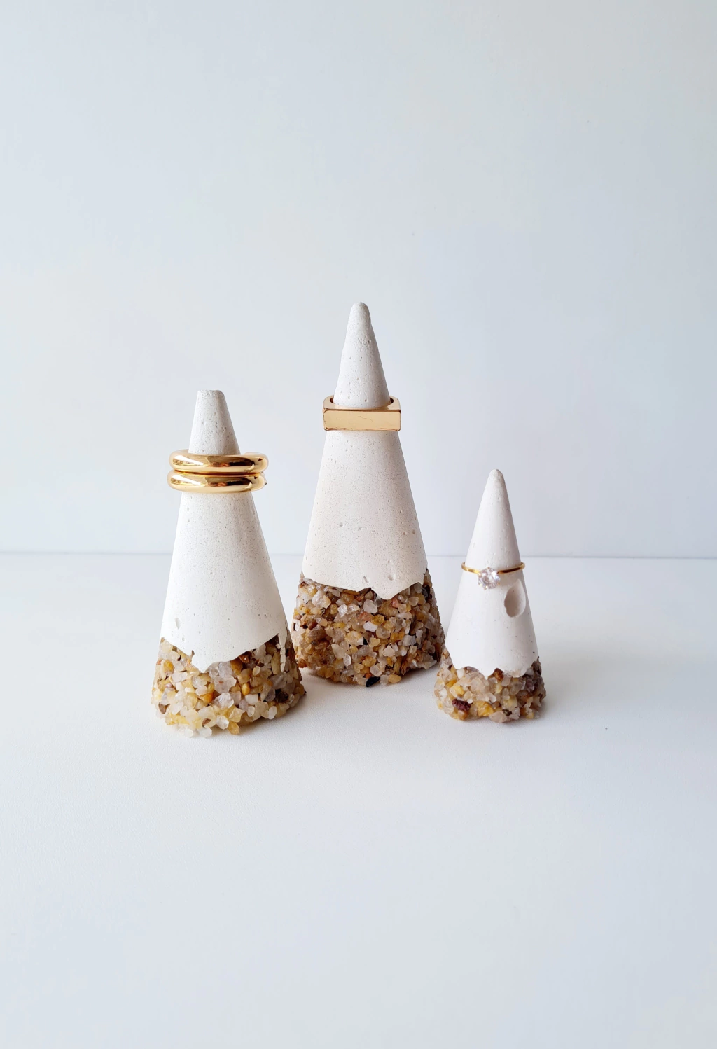 Kit Porta Anéis Cone Raquel