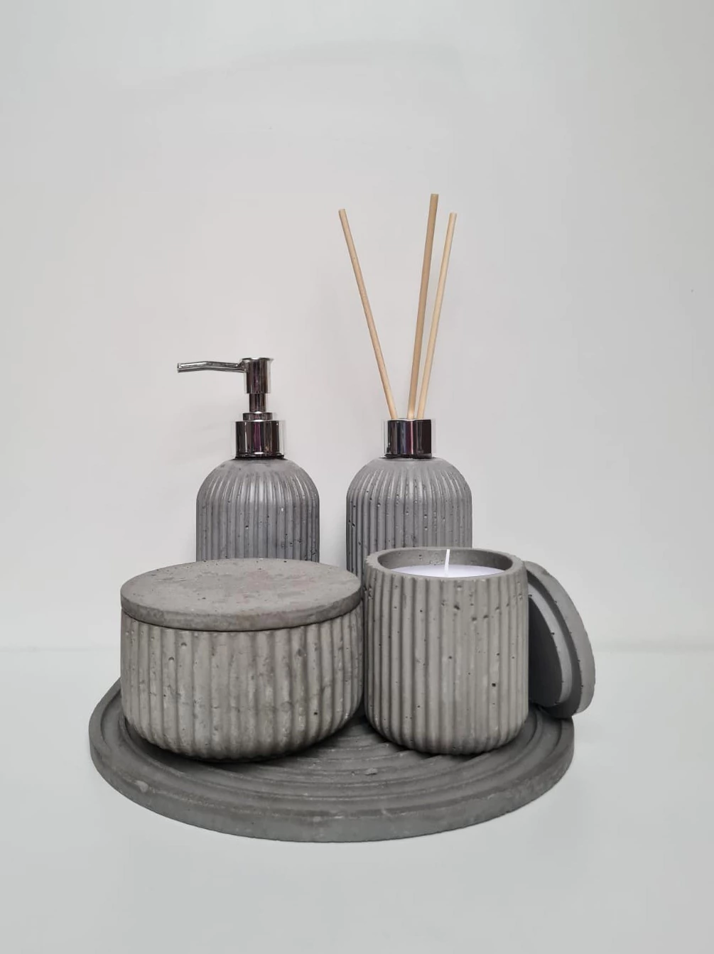 Kit Lavabo/banheiro Thiara 05 Peças