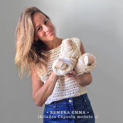 CÁPSULA REMERA EMMA (INSTRUCTIVO + MATERIALES) - online store