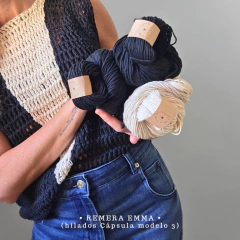 CÁPSULA REMERA EMMA (INSTRUCTIVO + MATERIALES)