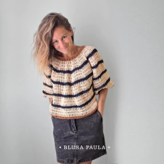 CÁPSULA BLUSA PAULA (INSTRUCTIVO + MATERIALES) - Palomitas de Maíz, Tejidos que adornan 