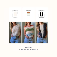 CÁPSULA REMERA EMMA (INSTRUCTIVO + MATERIALES) - buy online