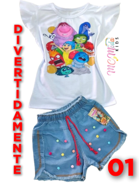 CONJUNTO JEANS DIVERTIDAMENTE.