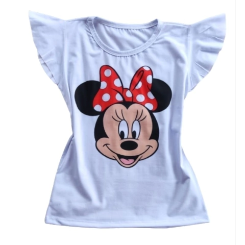 BLUSAS INFANTIL PARA MENINAS COLEÇÃO MINNIE MOUSE.