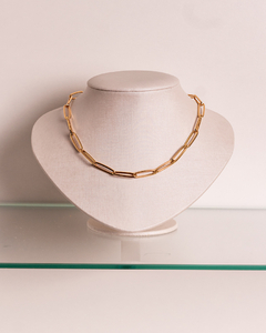 Choker em elos ovais