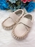 Sapatinho Mocassim Marfim Com Velcro Príncipes - comprar online