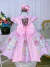Vestido Infantil Rosa Jardim das Borboletas Strass Pérolas MARIÊ 1 ao 3 BABYVESTIDOS 1 ao 4 Marca: Mariê - comprar online