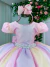 Vestido Infantil Marie Arco Iris Melissa- Candy na internet