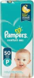 Fralda Infantil Pampers Confortsec Mega 50 unidades