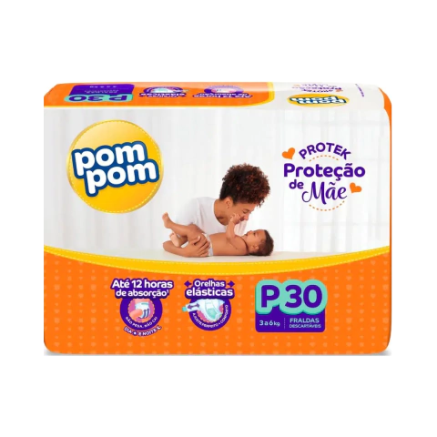 Fralda PomPom Protek Proteção de Mãe - comprar online