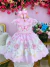 Vestido Infantil Rosa Jardim das Borboletas Strass Pérolas MARIÊ 1 ao 3 BABYVESTIDOS 1 ao 4 Marca: Mariê na internet