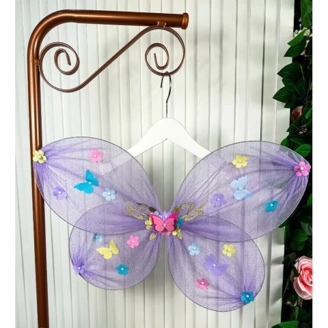 Asa De Borboletas / Fadas Infantil Lilás
