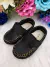 Sapatinho Mocassim Preto Com Cadarço Príncipes - comprar online