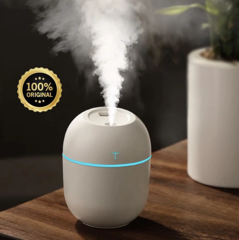 AquaAroma - Umidificador e Aromatizador Portátil USB com Led