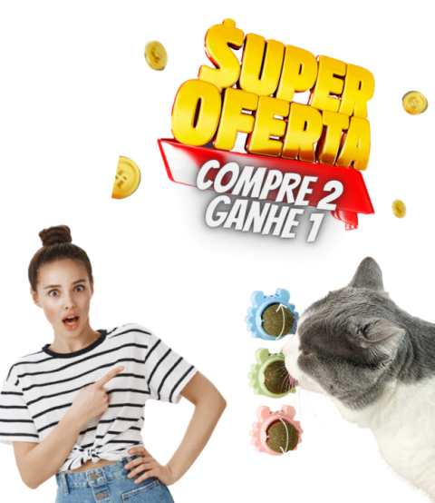 Bolinhas Felinas de Catnip | O Brinquedo Irresistível para Gatos