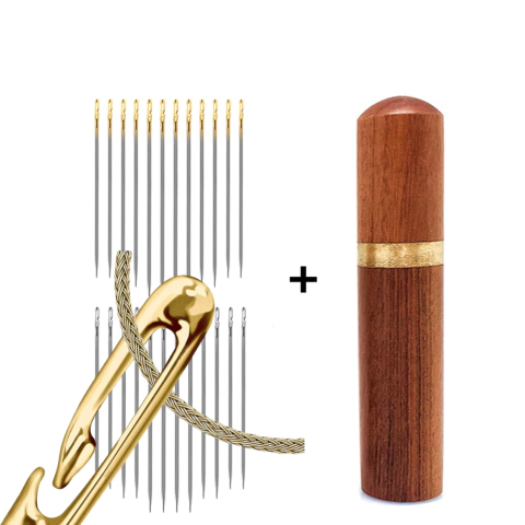 Kit de Agulha de Costura Mágica e Estojo Portátil | Frete Grátis