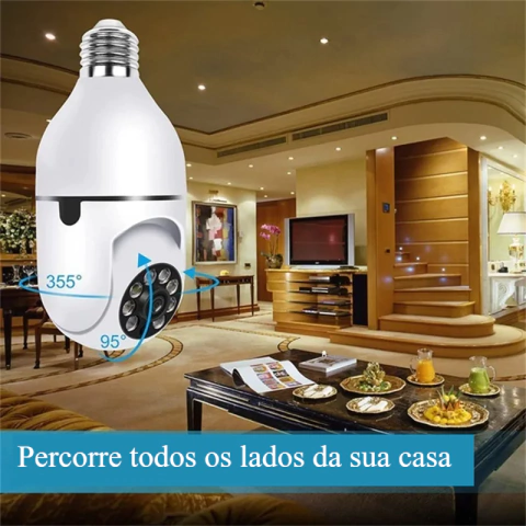 Câmera de Segurança Inteligente Wi-Fi Smart 360