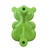 Puxador Plástico Urso 32mm - Verde Uv na internet