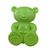 Puxador Plástico Urso 32mm - Verde Uv
