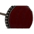 Puxador Decorativo Requinte Vermelho Cerâmica Detalhes em Metal - comprar online