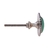 Puxador Decorativo Requinte Verde Cerâmica Detalhes em Metal - comprar online