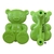 Puxador Plástico Urso 32mm - Verde Uv - Só Puxadores