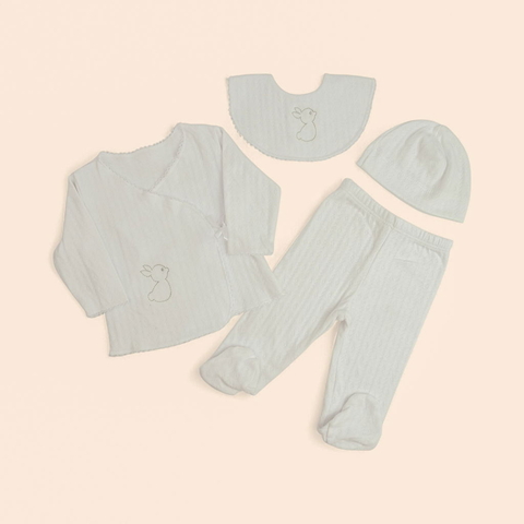 Ajuar 4 piezas Tramado