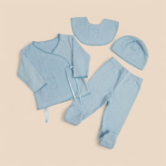 Ajuar 4 piezas Tramado - Chey&Co