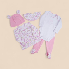 Ajuar 5 Piezas Algodon Pima