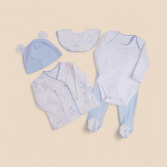 Ajuar 5 Piezas Algodon Pima