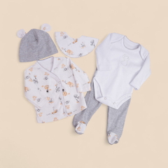 Imagen de Ajuar 5 Piezas Algodon Pima