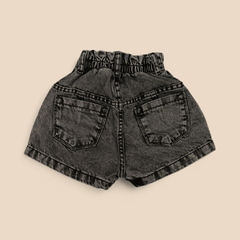Short Denim Shine Cint Elast Smoke - comprar online