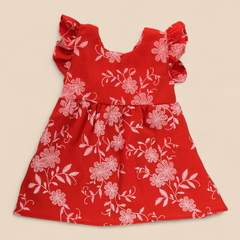 Vestido Lino Bordado "Amelie" - tienda online