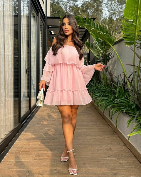 VESTIDO ROSA YARA