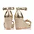 PLATAFORMA ALTA DOURADO CORDA UZA A231544L00654 - GS CALÇADOS