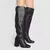 BOTA VIA UNO COURO PRETO 155062CBAVV