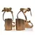 SANDALIA SALTO MEDIO PYTHON OURO VELHO UZA A23B729A0031 - comprar online