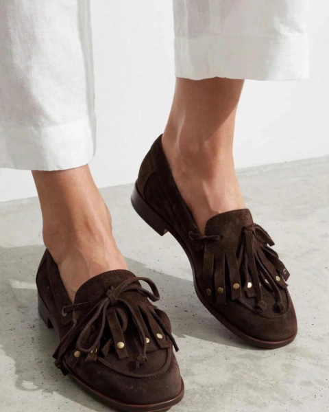 MOCASIN AMAPOLA CHOCOLATE