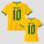 Combo Camiseta Casal Torcida do Brasil Copa do Mundo - Com Nome e Número | Zoe Influence - comprar online