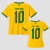 Combo Camiseta Casal Torcida do Brasil - Tenho Dona, Sou a Dona - Com Nome e Número | Zoe Influence