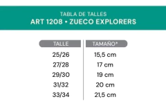 Zuecos gomon Harenna 1208 26 al 34 en internet