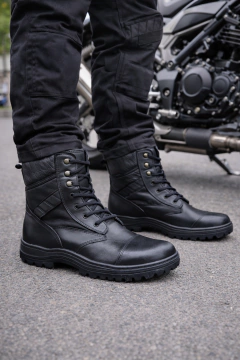 BORCEGO CUERO PARA MOTO 44