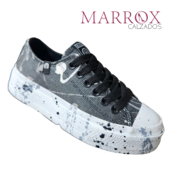 Zapatilla Rave Plataforma Lona Estampada talle 34 al 40 Art 2008 en internet